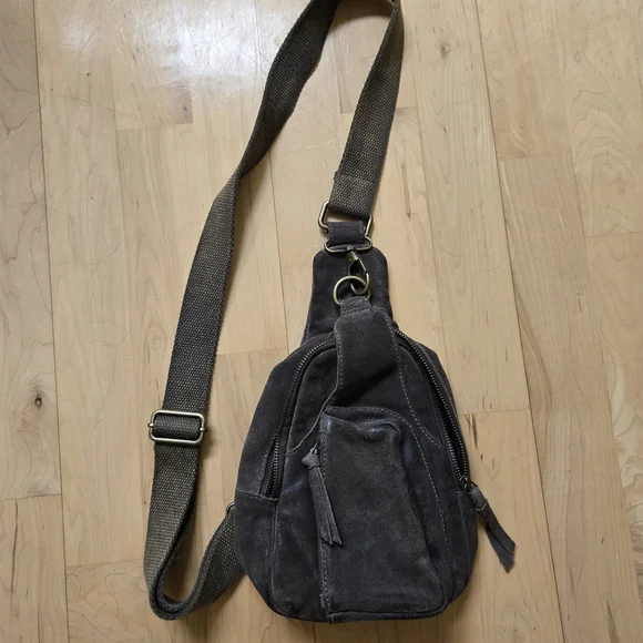 Free People Hudson Brown Sling Bag - Picture 5 of 8